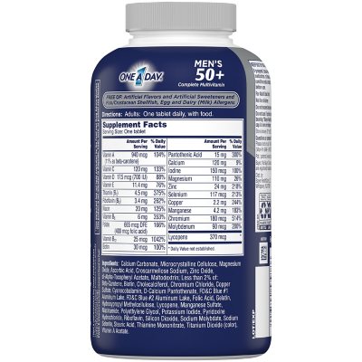 One A Day Men's 50+ Healthy Advantage Multivitamin Tablets 300 ct.