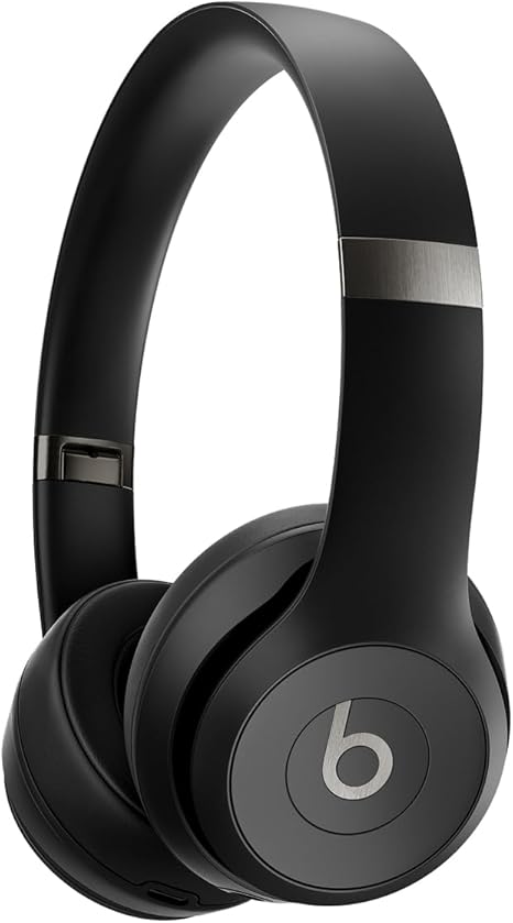 Beats Solo 4 - Auriculares inalámbricos Bluetooth en la oreja, compatibles con Apple y Android, hasta 50 horas de duración de la batería, color negro mate