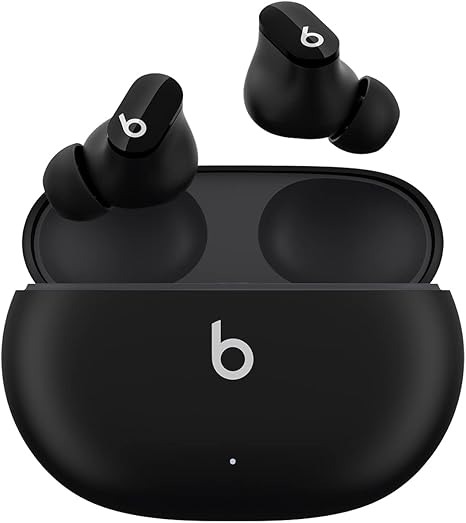 Beats Studio Buds - Auriculares inalámbricos con cancelación de ruido, compatibles con Apple y Android, micrófono integrado, clasificación IPX4, resistentes al sudor, Bluetooth de clase 1, negro