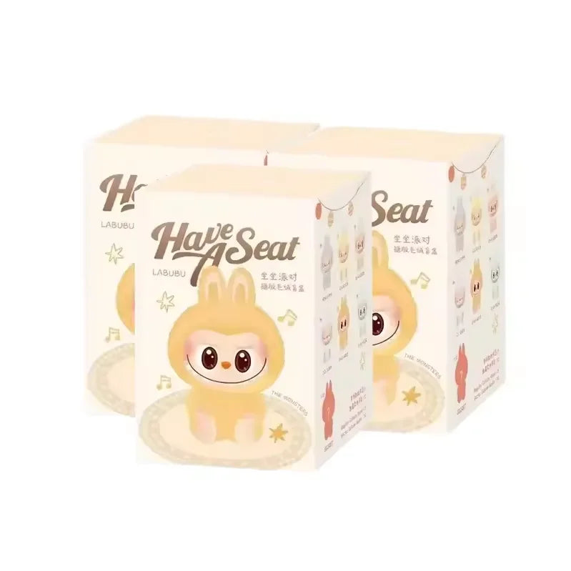 For LABUBU Collection Series Blind Box Doll Cute Anime Action Figure Ornaments Figurines Dolls Christmas Doll Gifts