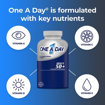 One A Day Men's 50+ Healthy Advantage Multivitamin Tablets 300 ct.