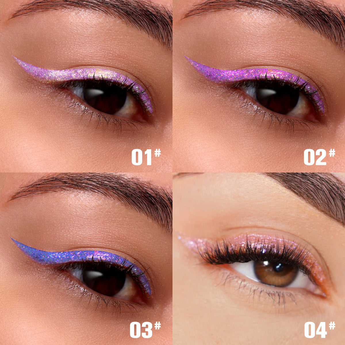 PHOFAY Liquid Gluitter Eyeliner Set