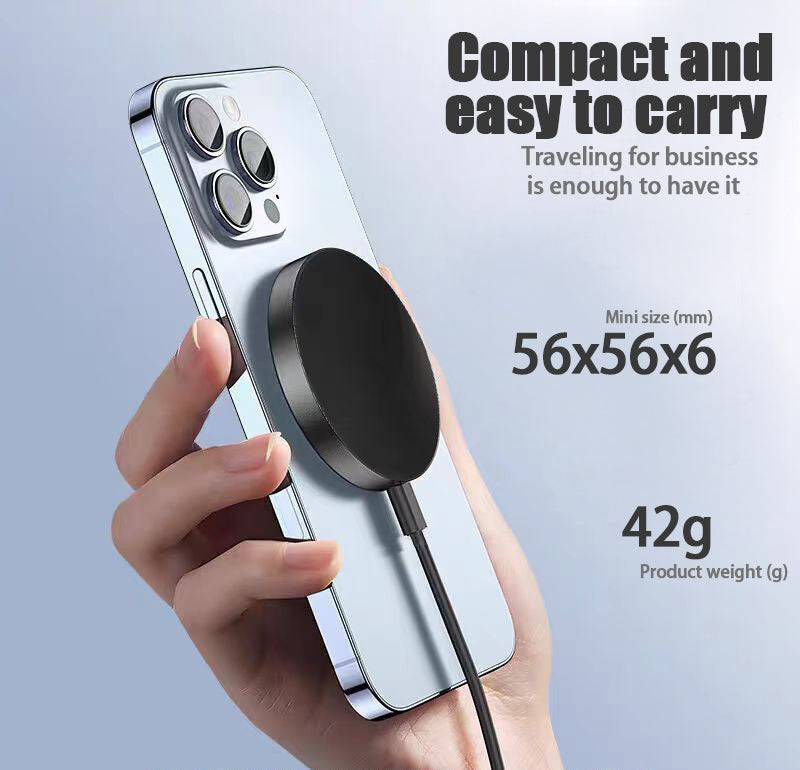 Qi2 Charger Wireless 15W Magnetic Wireless Fast Charging Is Suitable For 12-16PG Mobile Phone Models.