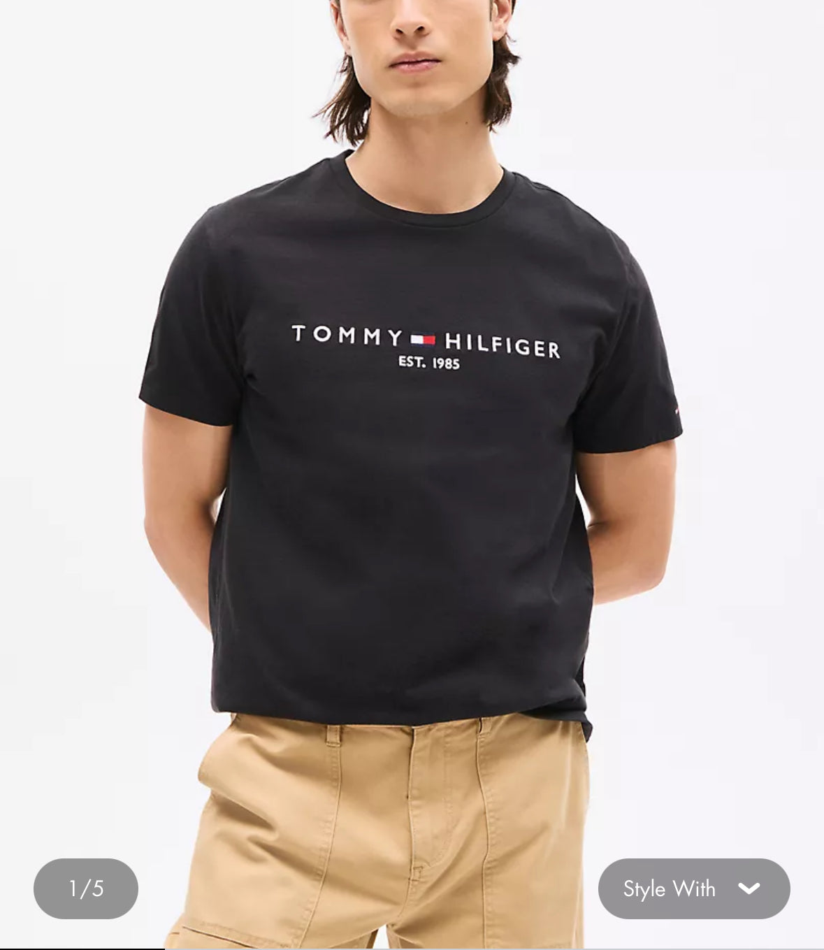 Embroidered Tommy Logo T-Shirt