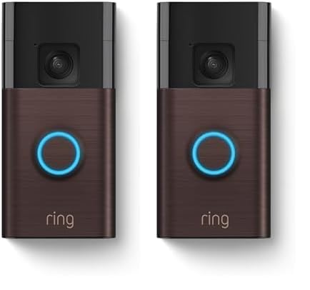 Ring Battery Doorbell, Head-to-Toe Video, Live View with Two-Way Talk, and Motion Detection & Alerts (newest model), Satin Nickel