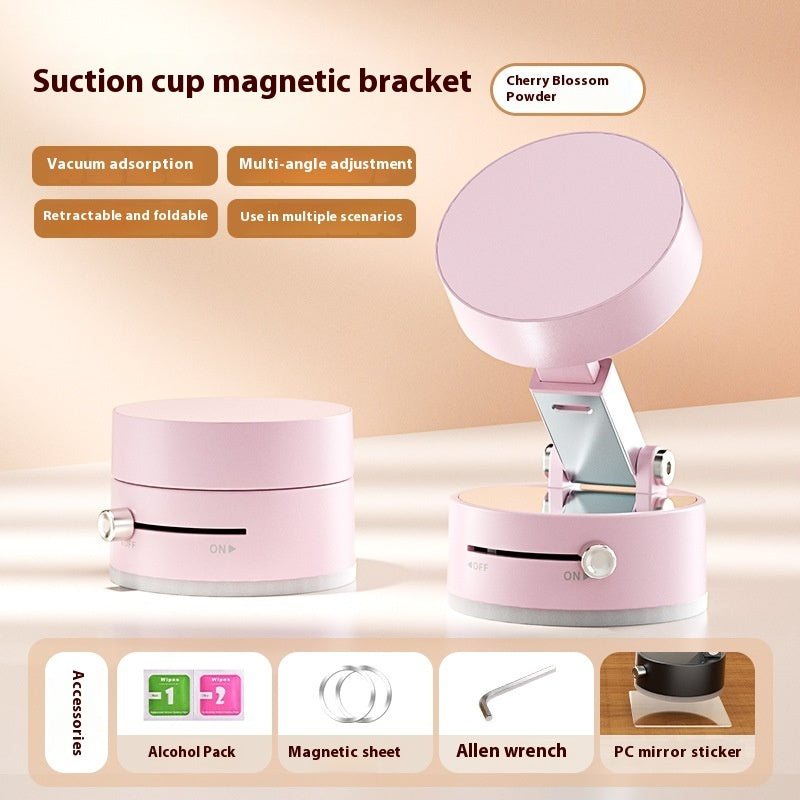 Foldable Magnetic Phone Holder Foldable Suction Cup With Suction Cup Hands-Free Navigation For Smart Phone