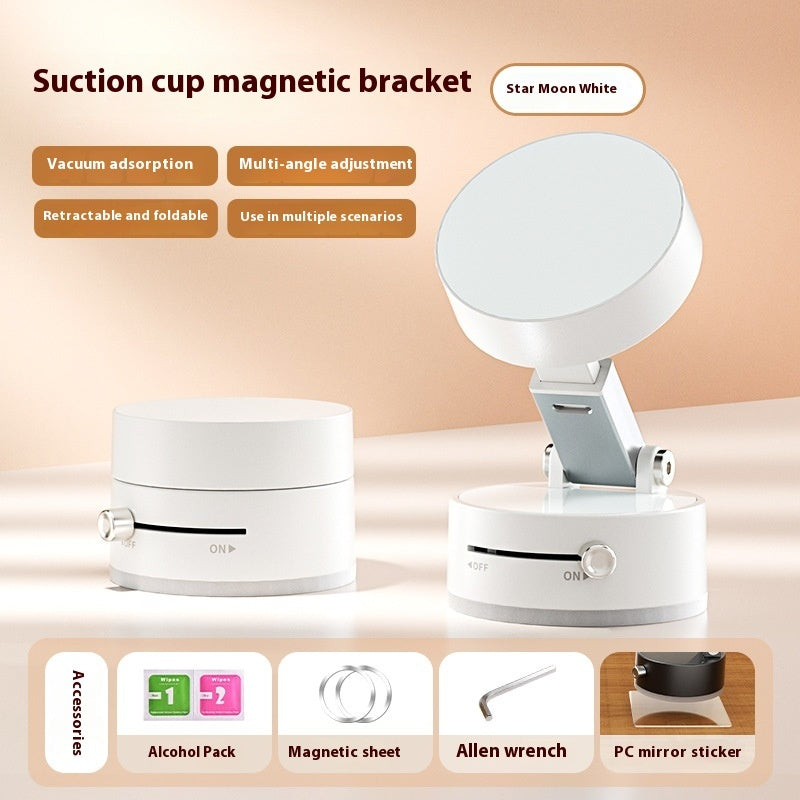 Foldable Magnetic Phone Holder Foldable Suction Cup With Suction Cup Hands-Free Navigation For Smart Phone