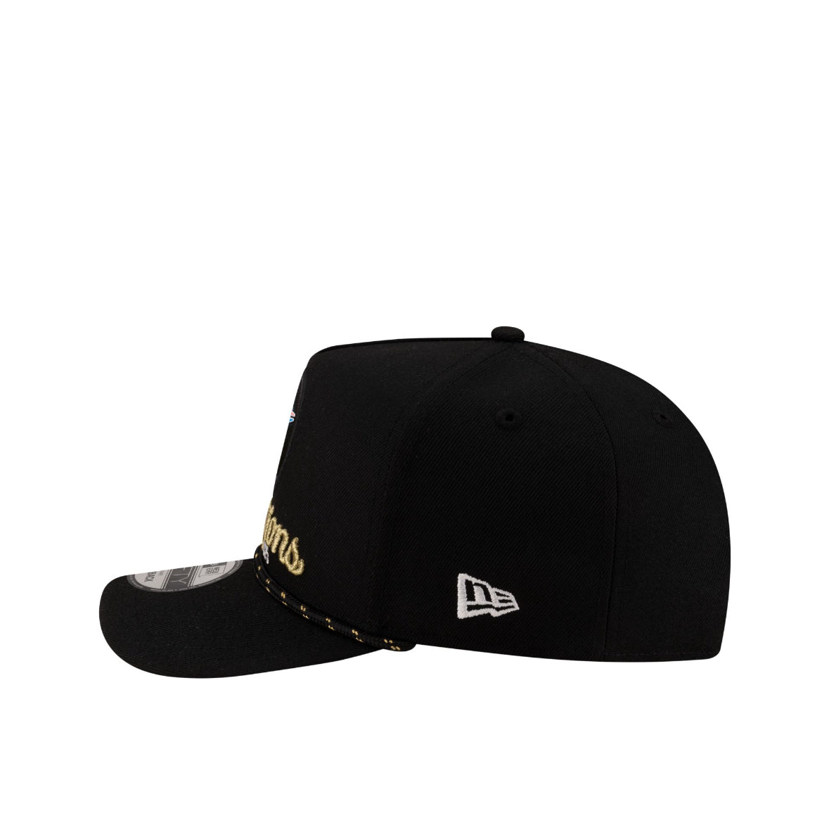 New Era Adult 2025 NBA championship Oklahoma City Thunder Locker Room 9Fifty Adjustable Cap.