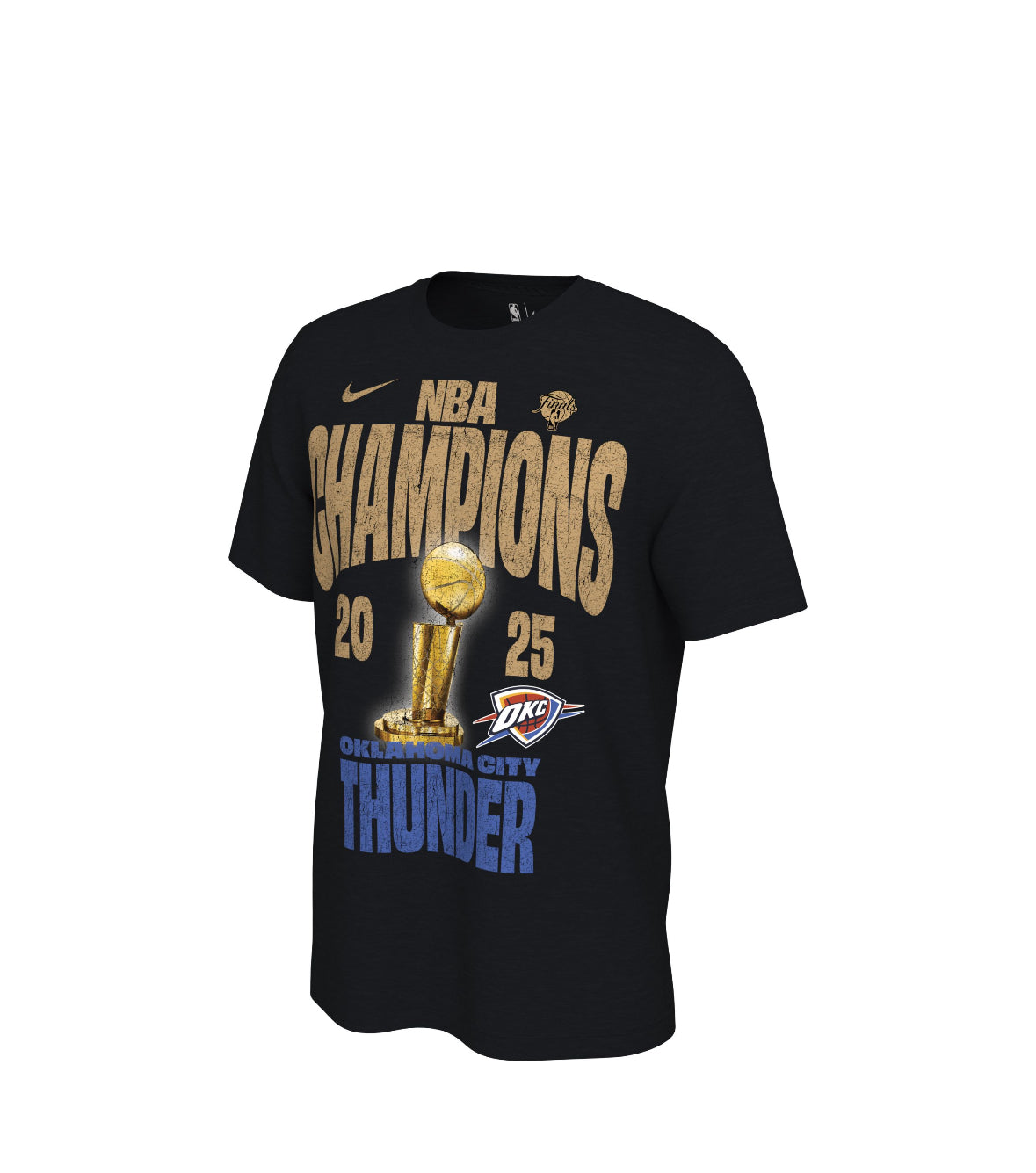 Nike Adult 2025 NBA Champions Oklahoma City Thunder Locker Room T-shirt
