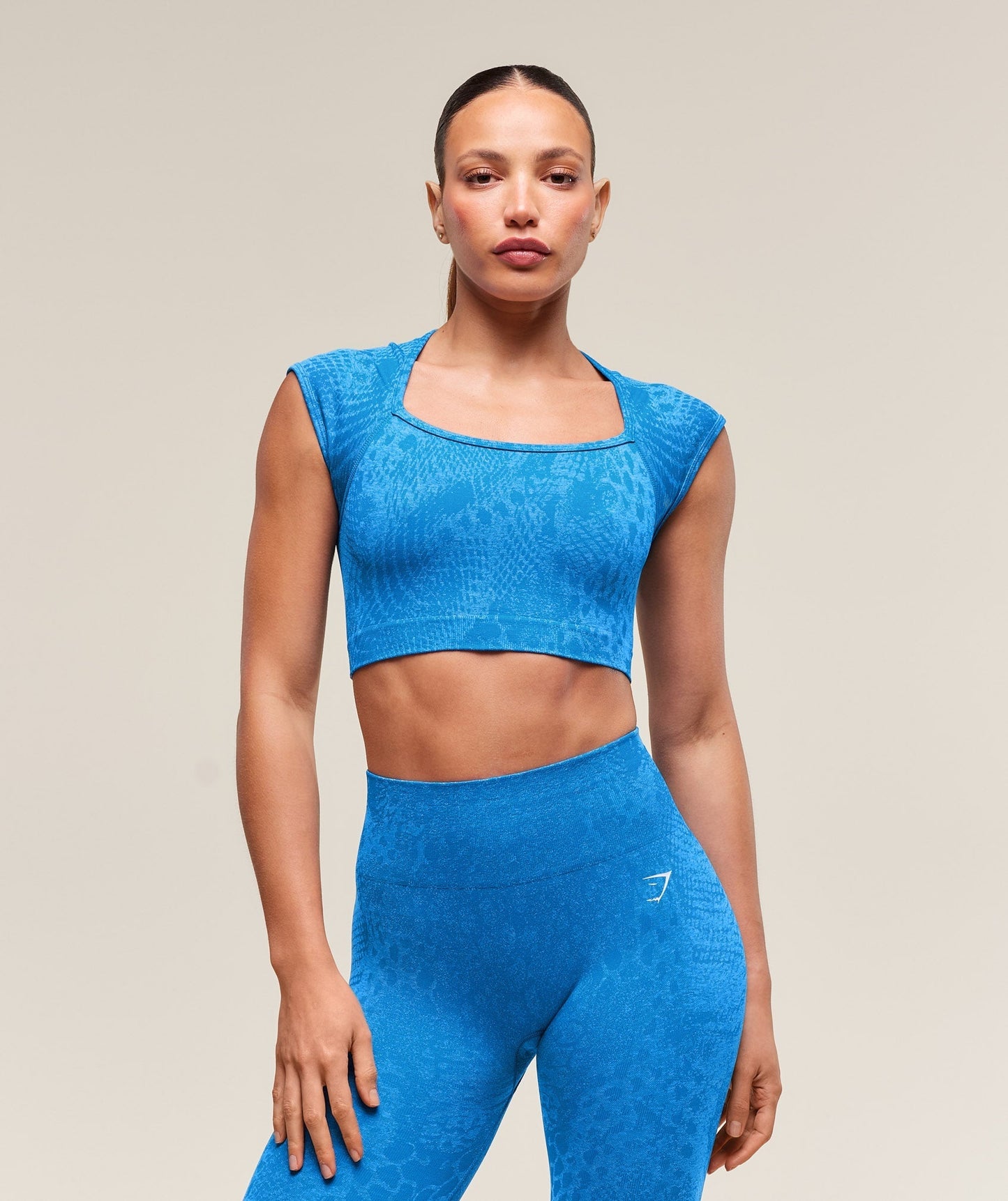 Top corto sin costuras Adapt Animal X Whitney