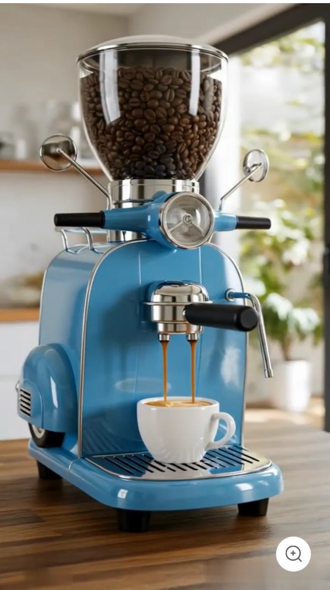 Motorcycle Coffee Maker – 9 Bars Pressure, 1400W Café-Grade Brews, Anywhere!