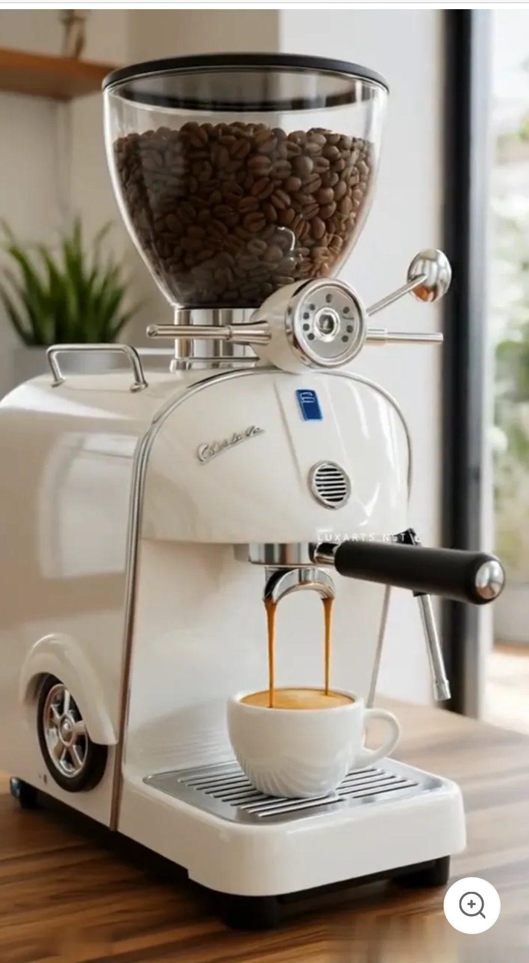 Motorcycle Coffee Maker – 9 Bars Pressure, 1400W Café-Grade Brews, Anywhere!