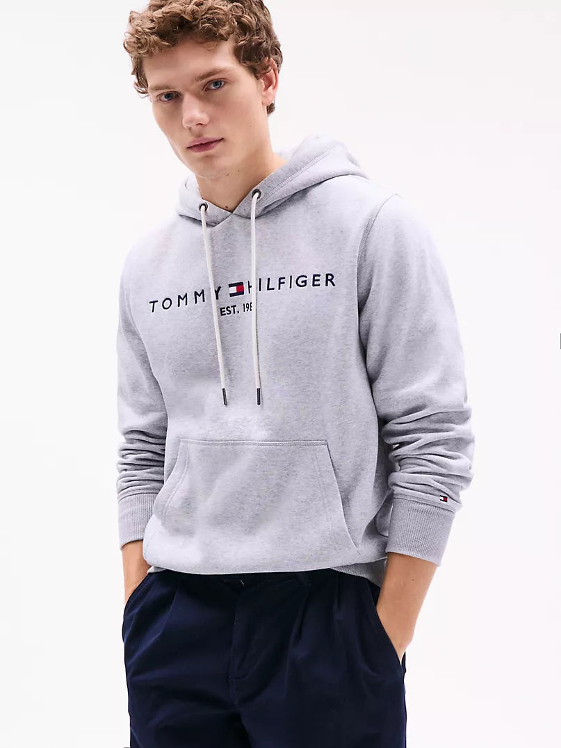 Embroidered Tommy Logo Hoodie