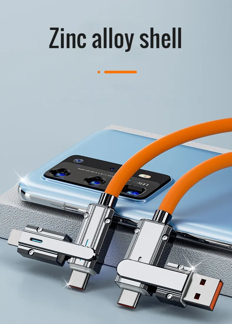 Type C To Typec Cable 2-In-2 66W Pd Fast Charging Usb C To Usb C To iPhone Suitable for iPhone iPad Huawei Xiaomi Samsung Redmi