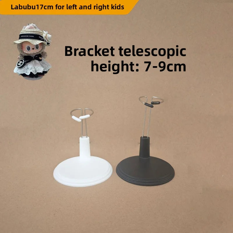 LABUBU Adjustable Metal White Black Doll Dummy Puppet Wrist Stand Holder Bracket Support Dollhouse Accessories Toy Store Display