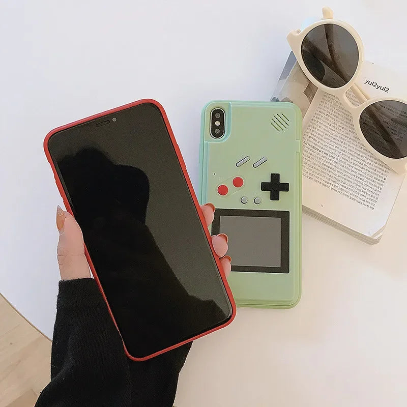 36 Classic Retro Gameboy Gaming Phone Case For Samsung Galaxy S26 S25 S24 S23 S22 S21 Plus Ultra S20 FE Note 20 10 Game Boy Case