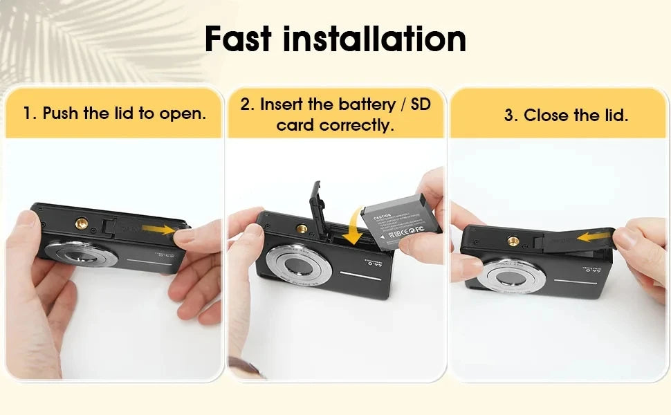 DC403 44MP HD Digital Camera 16X Digital Zoom Cameras Support For Taking Photos Recording Videos For Thanksgiving New Year Gifts