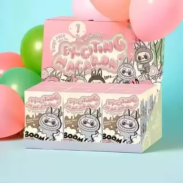 For LABUBU Collection Series Blind Box Doll Cute Anime Action Figure Ornaments Figurines Dolls Christmas Doll Gifts