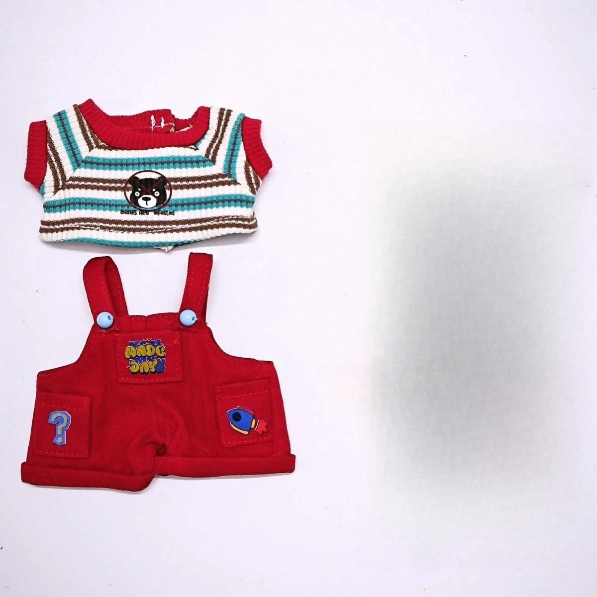 Labubu 3.0 Big Into Energy Red Sports Outfit with Earphones for 15/17cm Ropa Labubu Dolls