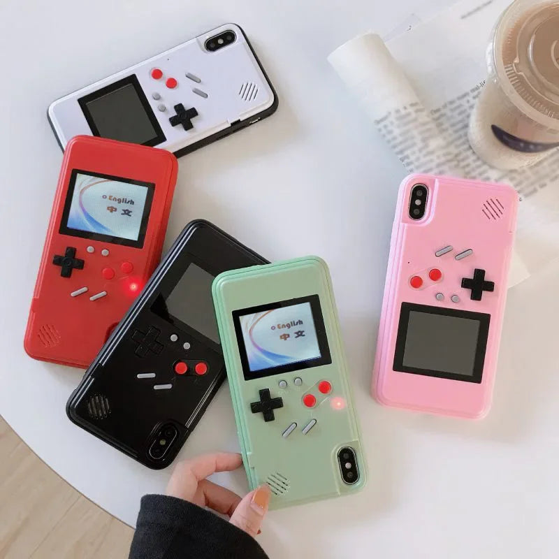 36 Classic Retro Gameboy Gaming Phone Case For Samsung Galaxy S26 S25 S24 S23 S22 S21 Plus Ultra S20 FE Note 20 10 Game Boy Case