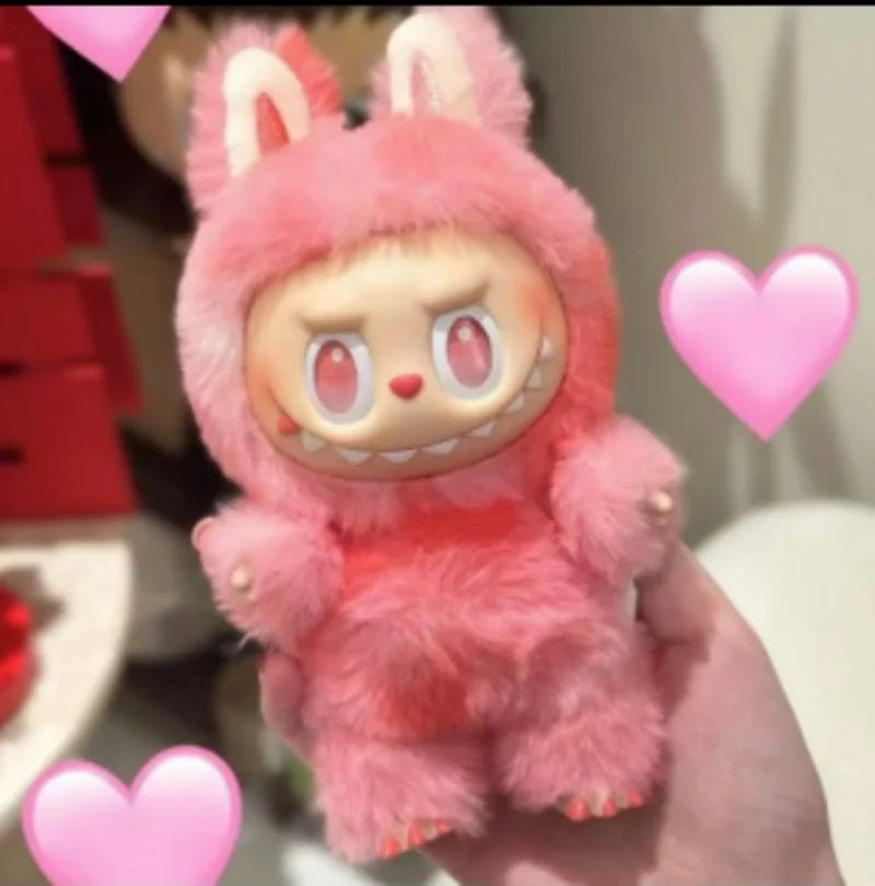 Labubu The Monsters Vinyl Face Doll Heart-Moving Macaron Doll labubu Blind Box Figure Guessing Bag China High-Quality Replica