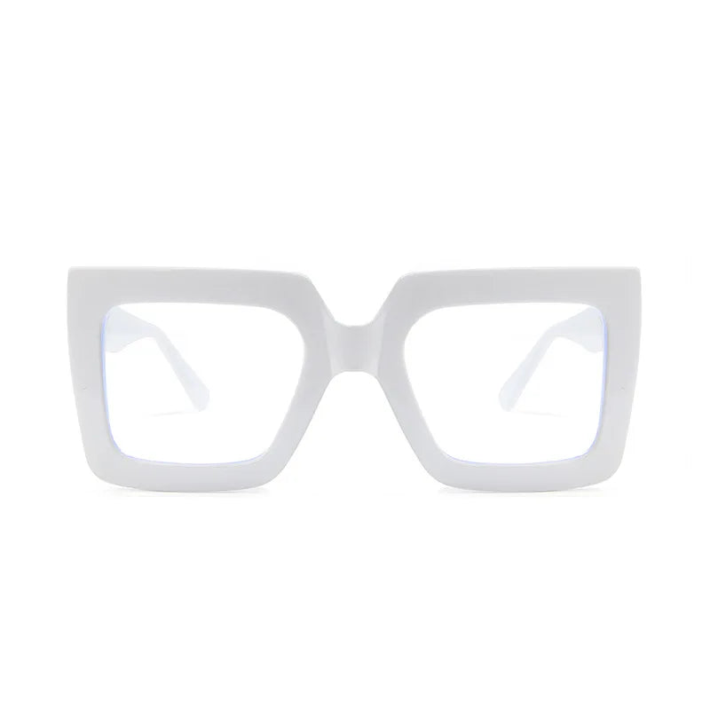 Square Shape Woman Eyeglasses Bohemian Style Blue Light Blocking Glasses for Women New Style Decorative Glass