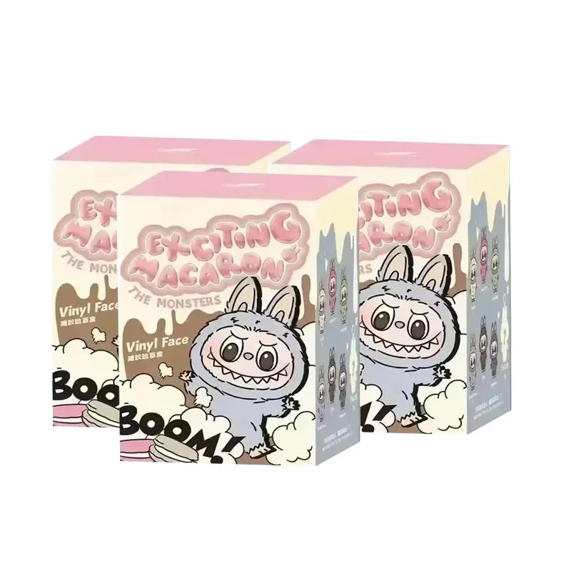 For LABUBU Collection Series Blind Box Doll Cute Anime Action Figure Ornaments Figurines Dolls Christmas Doll Gifts