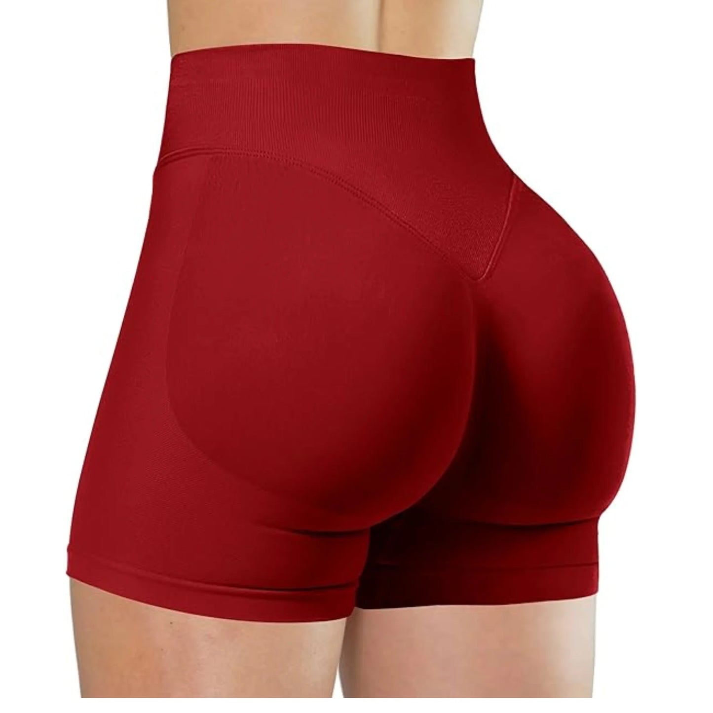 Summer High Waisted Yoga Shorts Fashionable and Sexy Running Fitness Pants Solid Color Yoga Leggings Customizable labels