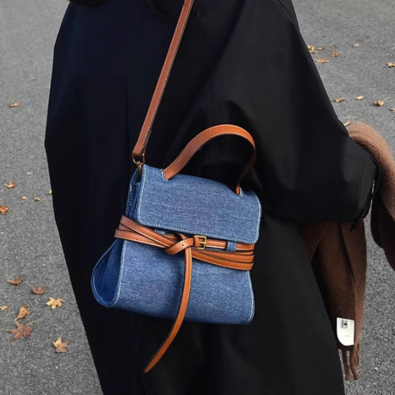 New Strap Shoulder Bag Tote Bag Frosted Suede Women's Bag Large Capacity Crossbody Bag