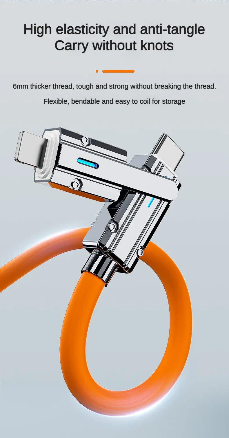 Type C To Typec Cable 2-In-2 66W Pd Fast Charging Usb C To Usb C To iPhone Suitable for iPhone iPad Huawei Xiaomi Samsung Redmi