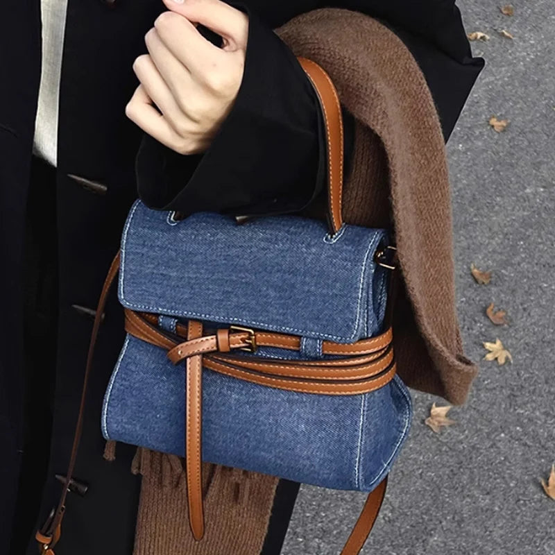 New Strap Shoulder Bag Tote Bag Frosted Suede Women's Bag Large Capacity Crossbody Bag