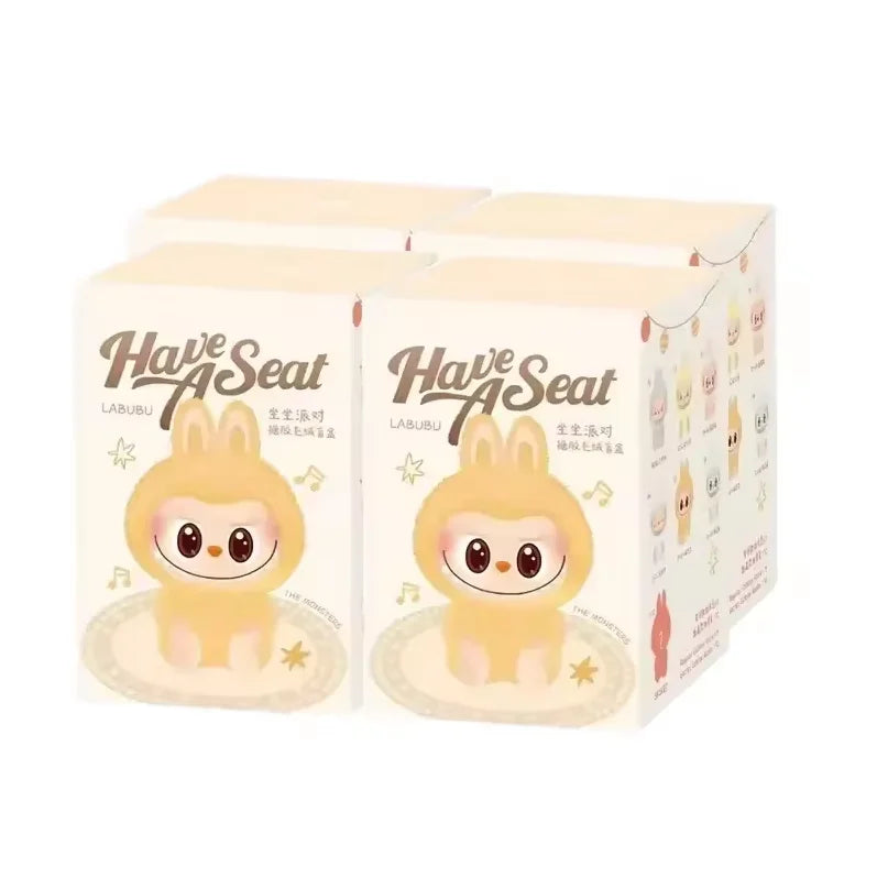 For LABUBU Collection Series Blind Box Doll Cute Anime Action Figure Ornaments Figurines Dolls Christmas Doll Gifts