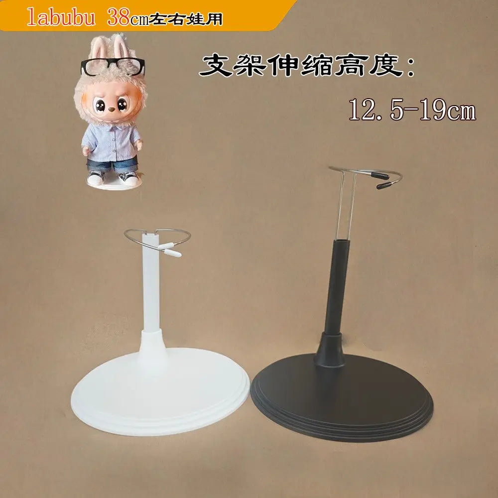LABUBU Adjustable Metal White Black Doll Dummy Puppet Wrist Stand Holder Bracket Support Dollhouse Accessories Toy Store Display