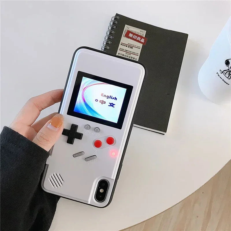 36 Classic Retro Gameboy Gaming Phone Case For Samsung Galaxy S26 S25 S24 S23 S22 S21 Plus Ultra S20 FE Note 20 10 Game Boy Case