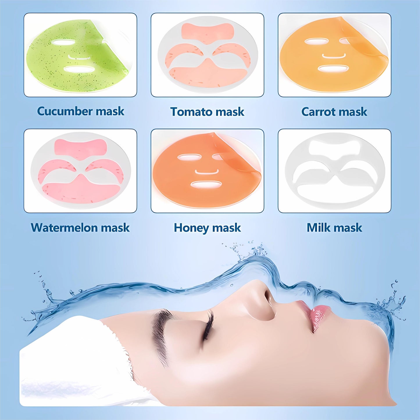 DIY Automatic Vegetable Mask Maker Machine Vegetable Mask Maker Machine Mask Mini FaceSkin Rejuvenation Home Use Beauty Devices