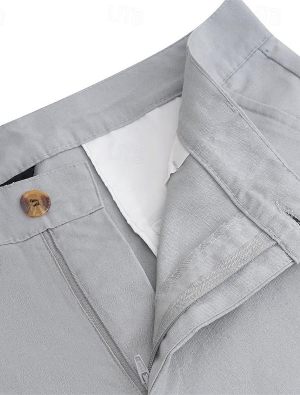 Hombre pantalones de traje Pantalones de lino Pantalones Pantalones de verano Botones Bolsillo delantero Pierna recta Plano Comodidad Transpirable Casual Diario Festivos Moda Básico Negro Blanco #18523281