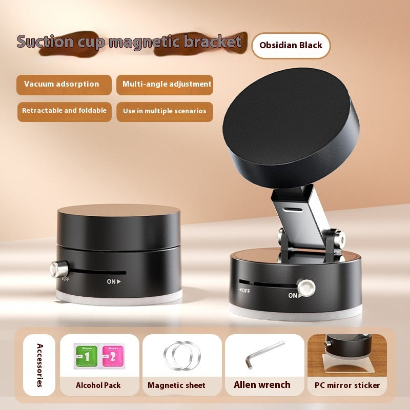 Foldable Magnetic Phone Holder Foldable Suction Cup With Suction Cup Hands-Free Navigation For Smart Phone