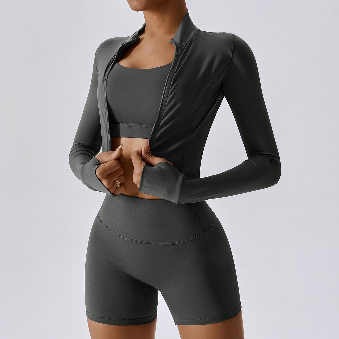 Outdoor Sports-Skinny-Yoga-Clothes Suit Nude Feel