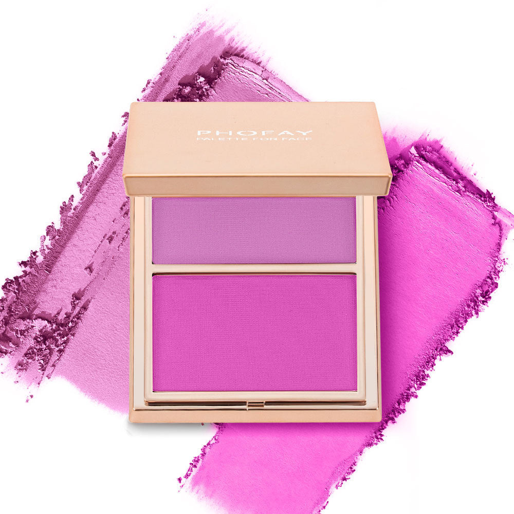 PHOFAY Double-Take Cream & Powder Blush Duo