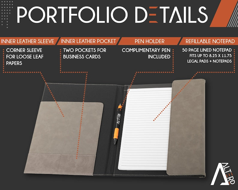 Regalo de médico Portafolio de médico personalizado.