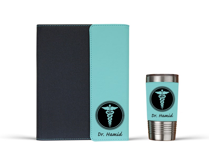 Regalo de médico Portafolio de médico personalizado.