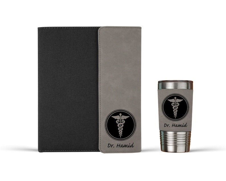 Regalo de médico Portafolio de médico personalizado.