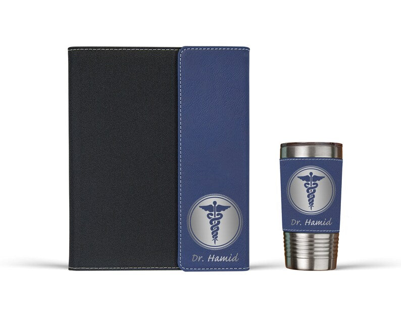 Regalo de médico Portafolio de médico personalizado.