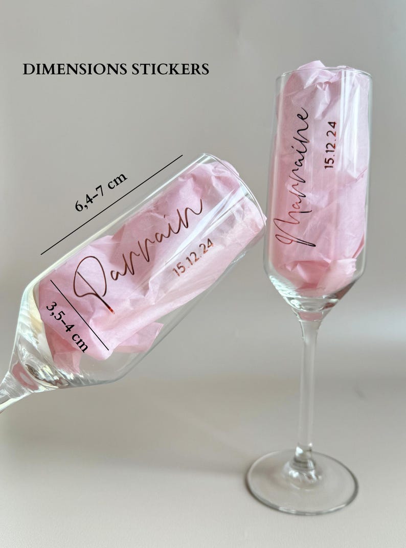 Copa de champán personalizada, regalo de boda, solicitud de testigo, pegatina personalizada para copa de boda, copa de champán, nombre, regalo para futuro novio