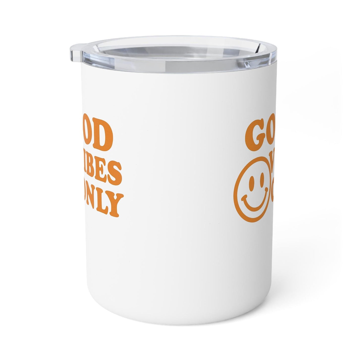 Good Vibes Only Insulated Coffee Mug | 10oz, Positive Message Mug, Motivational Drinkware, Unique Gift for Coffee Lovers, Warm Beverage Mug