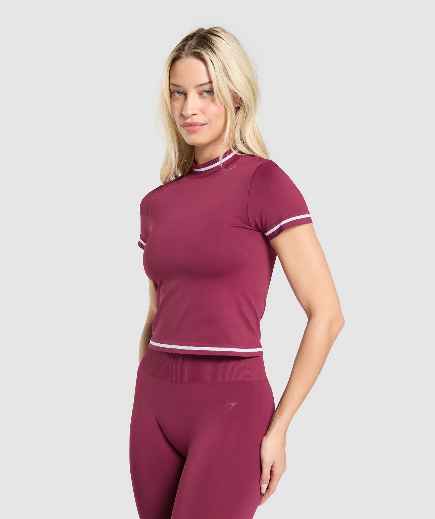 Contrast Seamless Midi Tee